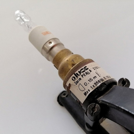 Image 1 of Set van 3 vintage wandlampen door Bruno Gecchelin voor Oluce 1980