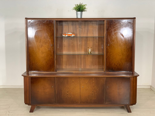 Mid Century hoge kast woonkamer vintage