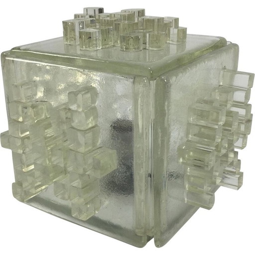 Italiaanse kristallen vintage "Apis" lamp, jaren 1960