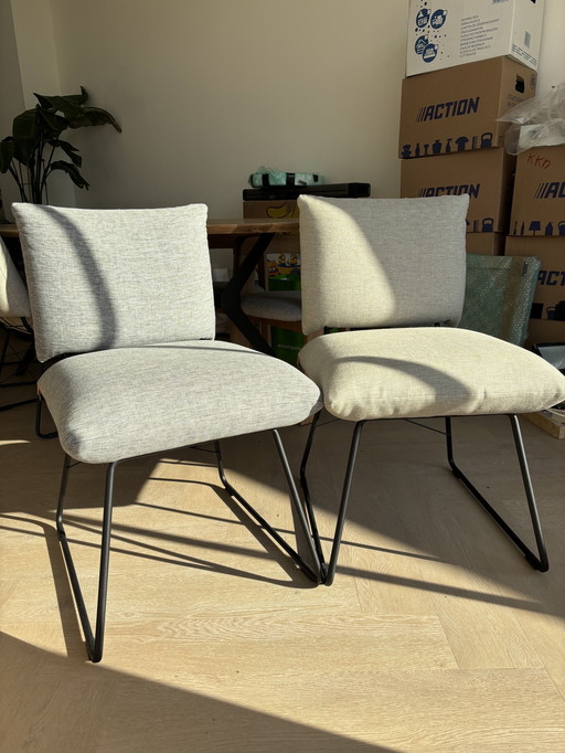 6X Mobitec Cosy Eetkamerstoelen