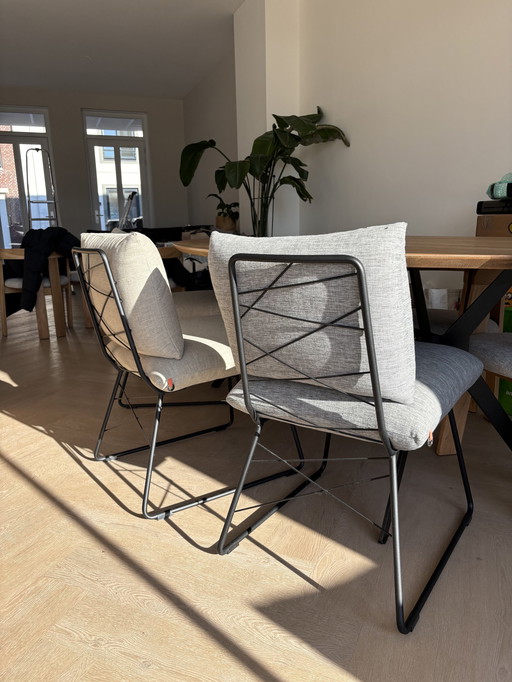 6X Mobitec Cosy Eetkamerstoelen