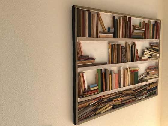 Image 1 of Frans Drummen - Kunstobject "Boekenkast"