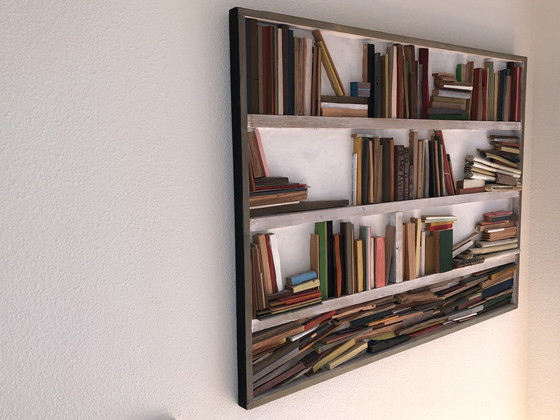 Image 1 of Frans Drummen - Kunstobject "Boekenkast"