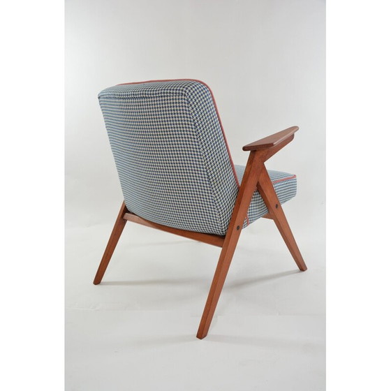 Image 1 of Vintage fauteuil Bunny houndstooth 1960