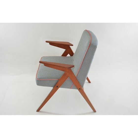 Image 1 of Vintage fauteuil Bunny houndstooth 1960