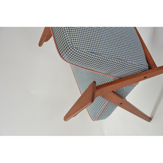 Image 1 of Vintage fauteuil Bunny houndstooth 1960
