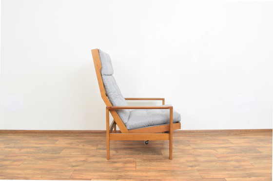 Image 1 of Mid Century Deense eiken fauteuil van Leif Alring voor Madsen & Schubell, 1960S.