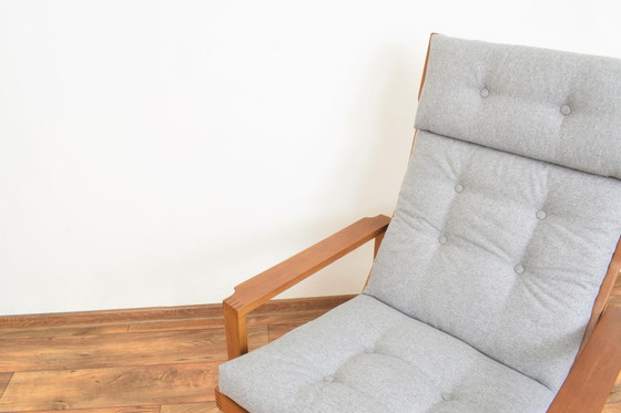 Image 1 of Mid Century Deense eiken fauteuil van Leif Alring voor Madsen & Schubell, 1960S.