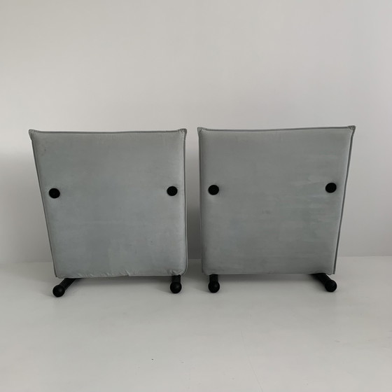 Image 1 of Set van 2 loungestoelen Burkhard Vogtherr voor Arflex T-Line, jaren 1980