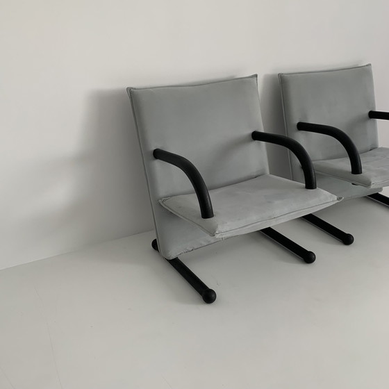 Image 1 of Set van 2 loungestoelen Burkhard Vogtherr voor Arflex T-Line, jaren 1980