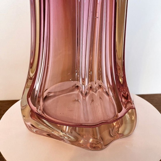 Image 1 of Vintage roze vaas van Fratelli Toso