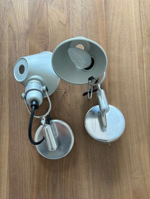 2x Artemide Tolomeo Faretto Micro - Wall Lamps