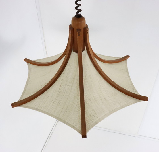 Image 1 of Domus Hanglamp Teakhout Vintage