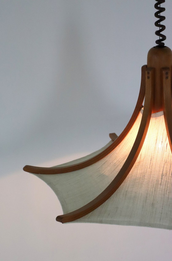 Image 1 of Domus Hanglamp Teakhout Vintage