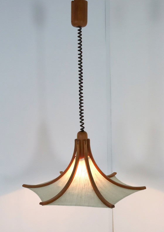 Image 1 of Domus Hanglamp Teakhout Vintage