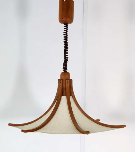 Image 1 of Domus Hanglamp Teakhout Vintage