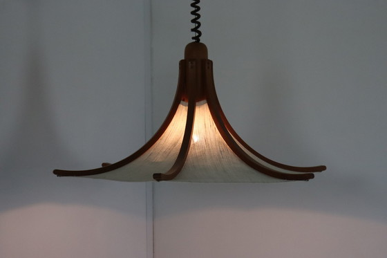 Image 1 of Domus Hanglamp Teakhout Vintage