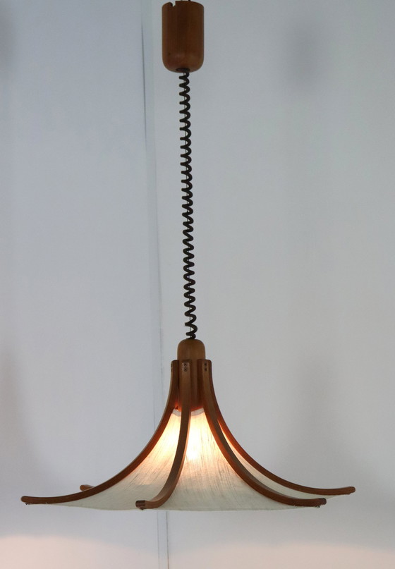 Image 1 of Domus Hanglamp Teakhout Vintage