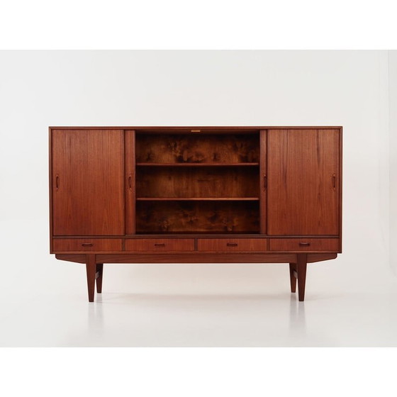 Image 1 of Vintage teakhouten highboard, Denemarken 1980