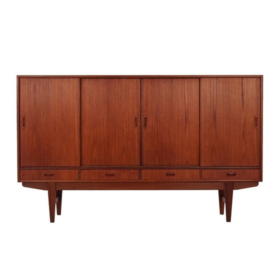 Image 1 of Vintage teakhouten highboard, Denemarken 1980