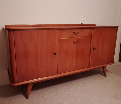 Dressoir Mahogane Vintage Retro 1950 Kempkes Meubelfabriek Waddinxveen