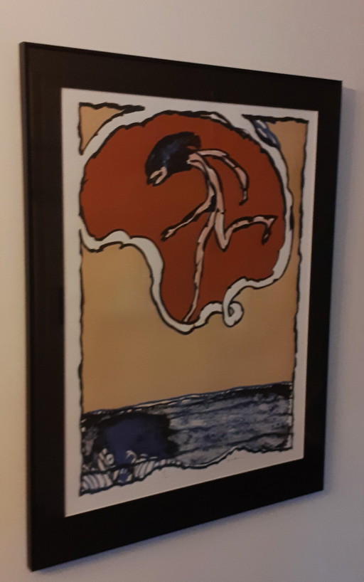 Pierre Alechinsky, Worldly Flying Object