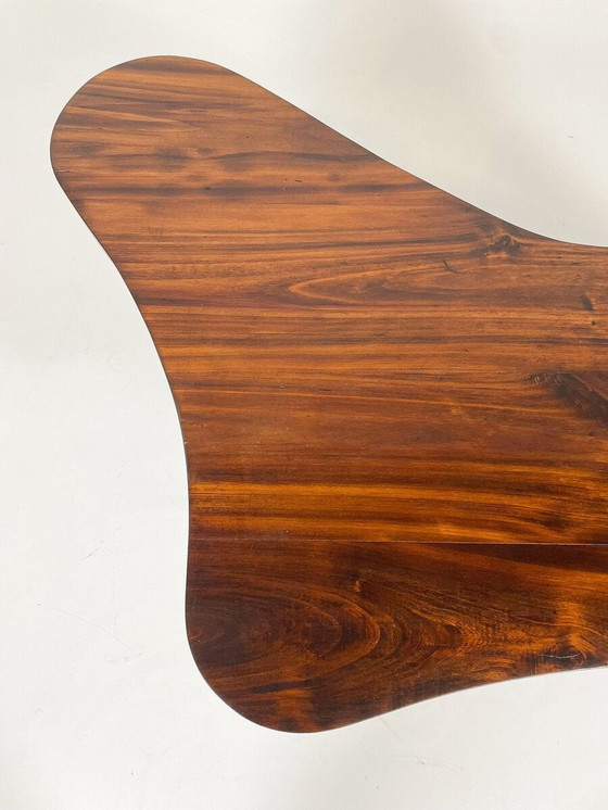 Image 1 of Mid Century Moderne Houten Salontafel , Italië, 1960S