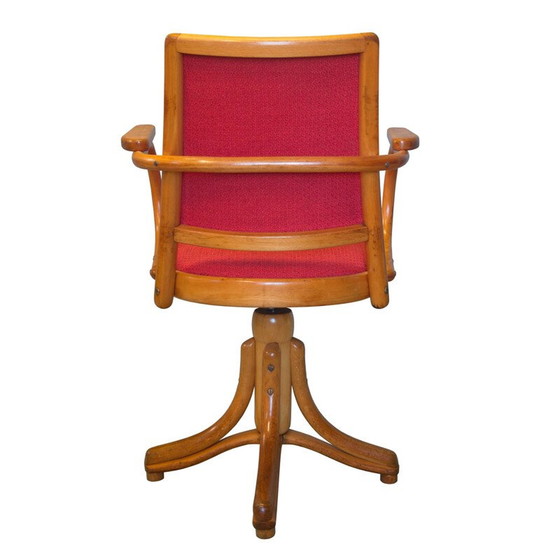 Image 1 of Vintage gebogen houten fauteuil van het bedrijf TON, Tsjecho-Slowakije 1950