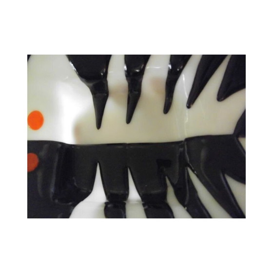 Image 1 of Vintage glazen schaal, 1960