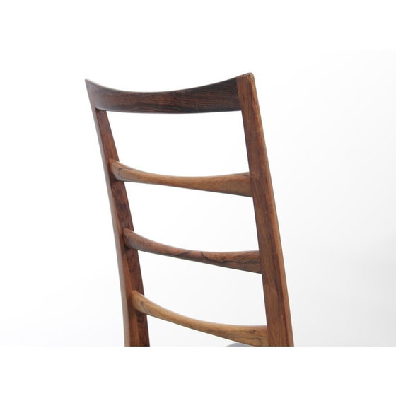 Image 1 of Set van 4 Scandinavische vintage stoelen Lis in leer van Niels Koefoed