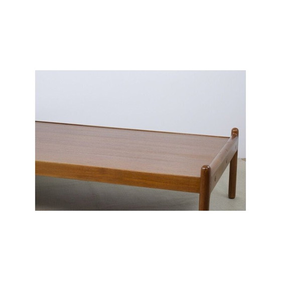 Image 1 of Scandinavische vintage teakhouten salontafel, 1960