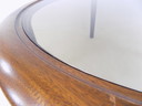 Collectie Terra hout/glas salontafel