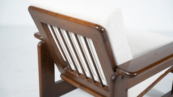 Image 1 of Mid Century Modern Paar Fauteuils, Italië, 1960S - Nieuwe Bekleding