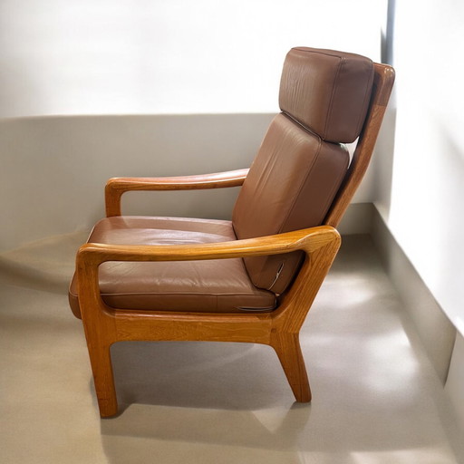 Deens design klassieke fauteuil van Jens-Juul Christensen voor JK Denemarken ca. 1960