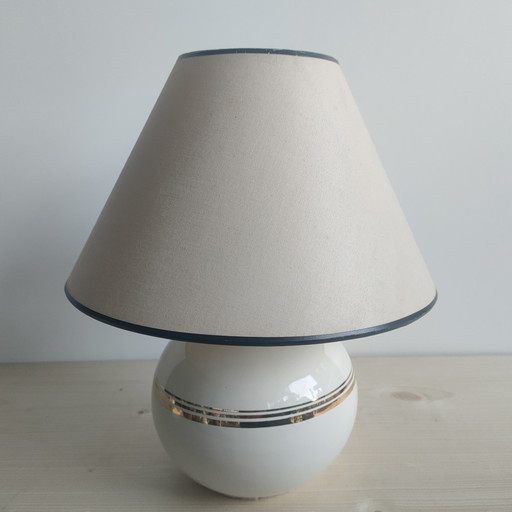 Jaren 80 'Hollywood Regency Style' Keramische Lamp.