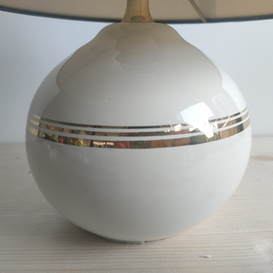 Image 1 of Jaren 80 'Hollywood Regency Style' Keramische Lamp.