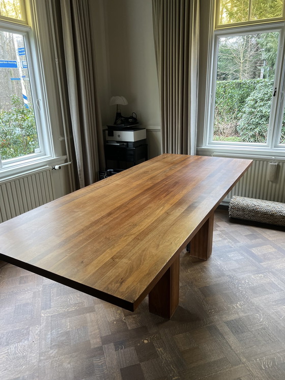 Image 1 of Massief houten tafel