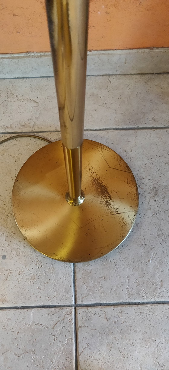 Image 1 of Vintage Messing Vloerlamp