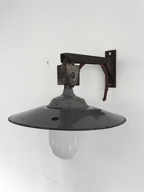 Image 1 of Set Fabriekslamp Van Designer H. W. K. (Harm W. Kuil)  