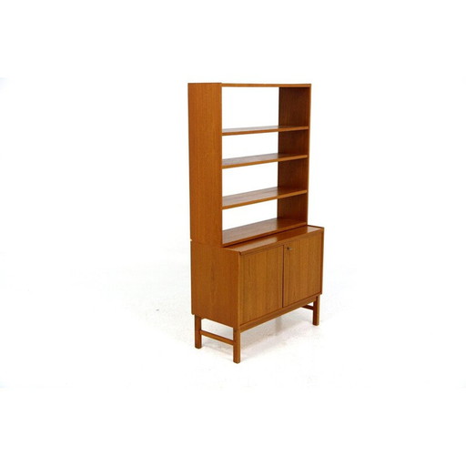 Vintage teakhouten secretaire, Zweden 1960