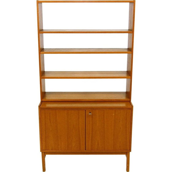 Image 1 of Vintage teakhouten secretaire, Zweden 1960