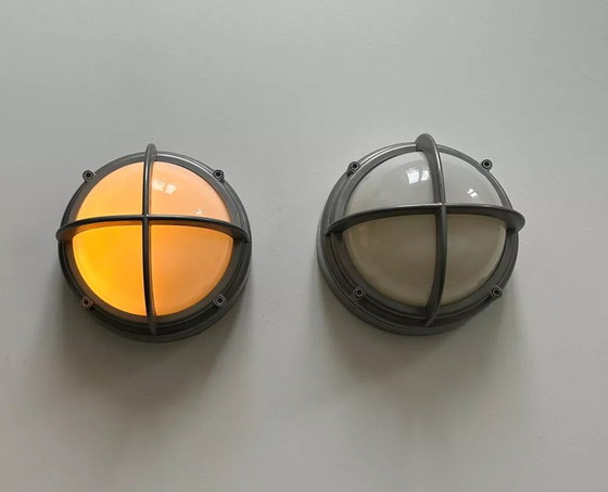 Image 1 of 2X Vintage wandlampen