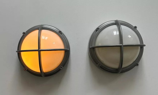 2X Vintage wandlampen