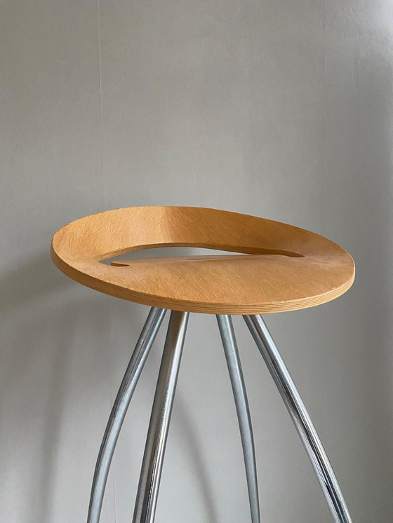 Image 1 of Sigurdur Thorsteinsson - Design Group Italia - Magis - Barkruk Model 'Lyra' - Licht Eiken