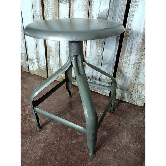Image 1 of Paar vintage metalen stoelen