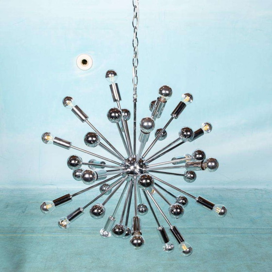 Image 1 of Space age XXL Sputnik hanglamp chroom