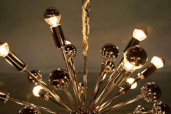 Image 1 of Space age XXL Sputnik hanglamp chroom