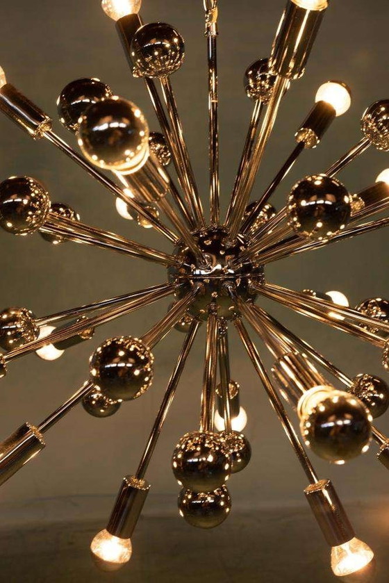 Image 1 of Space age XXL Sputnik hanglamp chroom