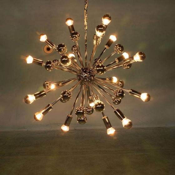 Image 1 of Space age XXL Sputnik hanglamp chroom