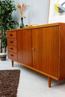 Vintage teakhouten Dressoirs